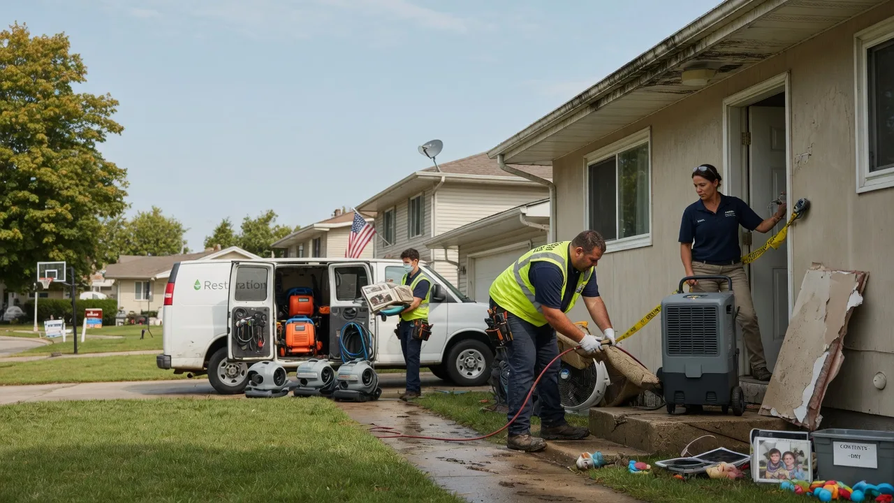 Water Damage Restoration in Shepardsville, IN near me